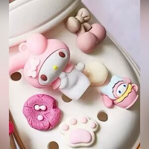 My melody Croc Charms 5 pieces